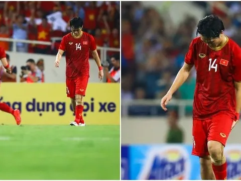 Cả đội ăn mừng Quang Hải ghi bàn, Tuấn Anh đau đớn lủi thủi 1 mình