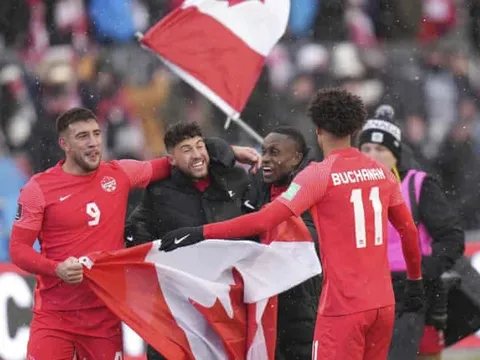 Canada đoạt vé dự World Cup lần đầu sau 36 năm
