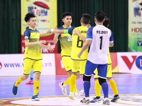 Lượt 12 giải futsal VĐQG - Ghi 2 bàn trong 15 giây, Cao Bằng ngoạn mục quật ngã SS.KH