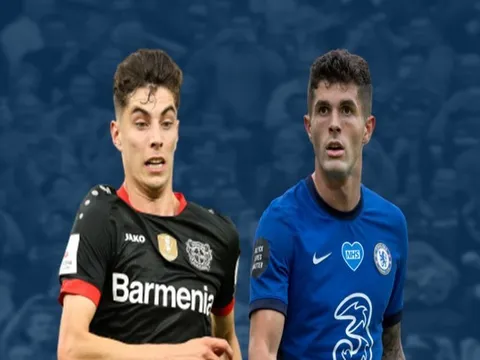 Cập bến Chelsea, Havertz sắp sửa "gây hấn" với Pulisic?