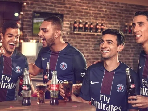 Cầu thủ PSG bị cấm uống Coca-Cola