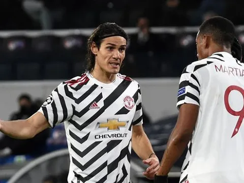 Cavani tìm được chỗ đứng ở Man Utd, Martial nên vui hay buồn?