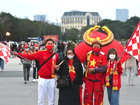 CĐV đến Mỹ Đình xem trận tuyển Việt Nam gặp Trung Quốc