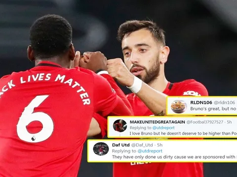 CĐV Man Utd: "Cậu rất tốt nhưng không thể xuất sắc hơn Pogba được"