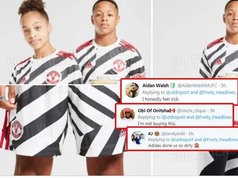 CĐV Man Utd: "Chiếc áo đấu quá thảm họa, nó khiến tôi phát bệnh"