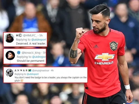 CĐV Man Utd: "Không cần băng đội trưởng, cậu ấy đã là Quỷ đầu đàn từ lâu"