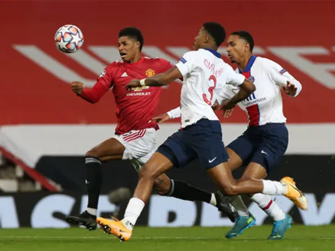 Chấm điểm Man Utd trận PSG: Martial và Fred dưới trung bình, điểm sáng Rashford