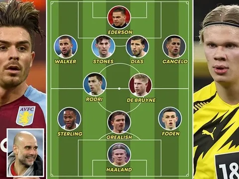 Chiêu mộ Haaland, Man City có đội hình cực khủng mùa tới