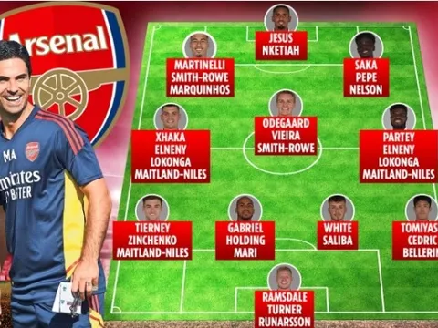 Chiều sâu đội hình Arsenal: Mikel Arteta và cơn đau đầu dễ chịu