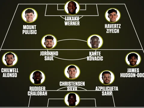 Chiều sâu đội hình tuyệt vời của Chelsea