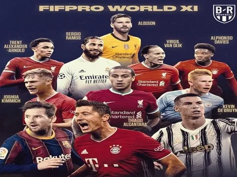CHÍNH THỨC! Đội hình tiêu biểu FIFA The Best