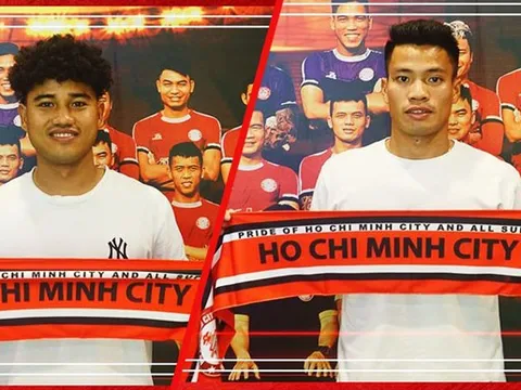 CHÍNH THỨC: "Hút máu" HAGL, CLB TP.HCM công bố 2 tân binh "xịn xò"