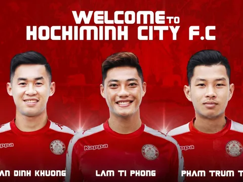 CHÍNH THỨC: "Hút máu" Khánh Hòa, CLB TP.HCM đón thêm 3 tân binh chất lượng