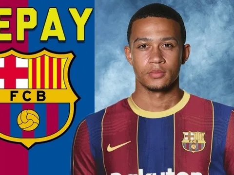 CHÍNH THỨC: Memphis Depay gia nhập Barcelona