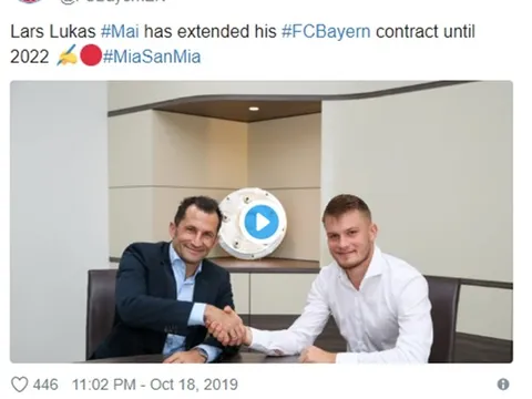 CHÍNH THỨC: Quy hoạch "măng non", Bayern trói chân thành công tài năng 19 tuổi