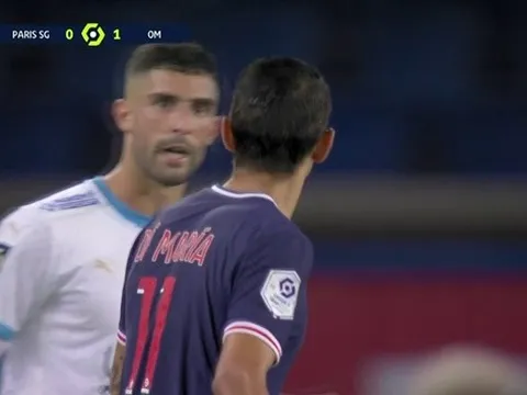 SỐC: Di Maria phun nước bọt thẳng mặt đối thủ dù nhiễm Covid