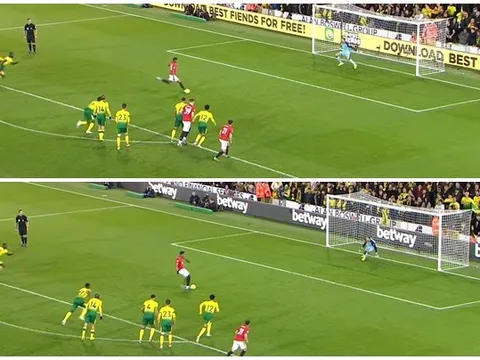 CHOÁNG! Lộ hình ảnh 'cú lừa' penalty, Rashford và Martial đích thực là nạn nhân?