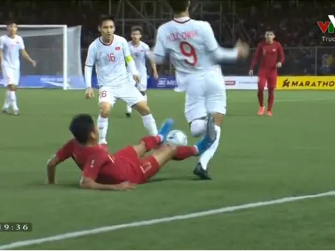 CHOÁNG! Lộ hình ảnh gây sốc khi U22 Việt Nam hạ U22 Indonesia