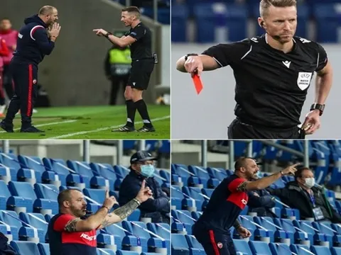 CHOÁNG! Nhận thẻ đỏ, huyền thoại Inter vẫn trực tiếp chỉ đạo các học trò