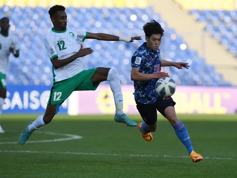 Chơi thiếu người, U23 Nhật Bản cưa điểm với Saudi Arabia