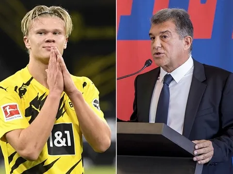 Chủ tịch Barca lên tiếng về thương vụ Haaland
