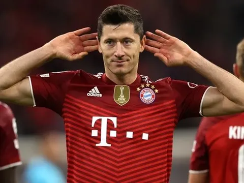 Cuộc đua chiếc giày vàng châu Âu 2021/22: Lewandowski tạo ra ranh giới