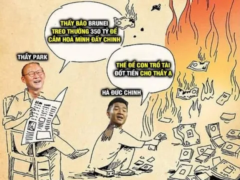 Cười té ghế với loạt ảnh Đức Chinh "đốt sạch" 350 tỷ của Brunei