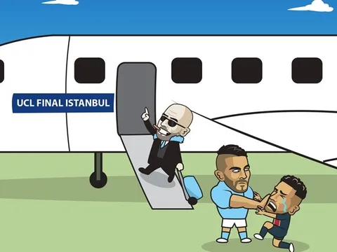 Cười té khói với loạt ảnh chế Man City thắng PSG