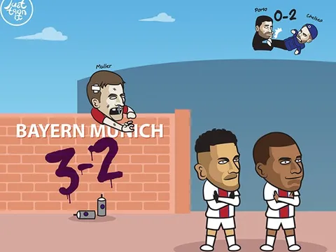 Cười té khói với loạt ảnh chế tứ kết Champions League