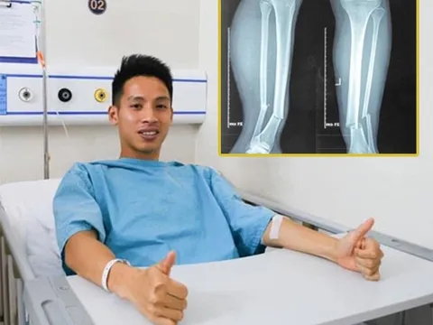 Đã rõ mức độ chấn thương của Hùng Dũng sau cú tắc bóng kinh hoàng