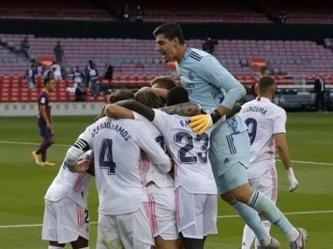 Đại thắng Barca, Courtois nói liền 1 câu khiến CĐV Real phấn khích