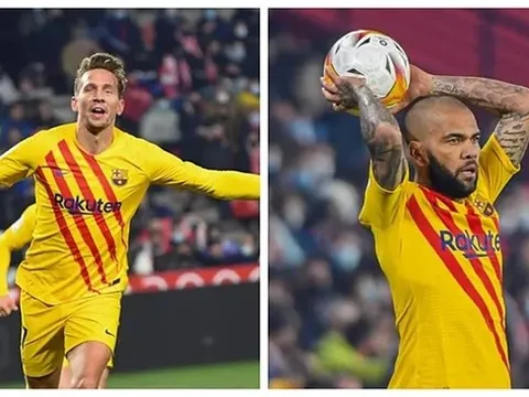Dani Alves và De Jong đang mang lại cú hích cho Barca