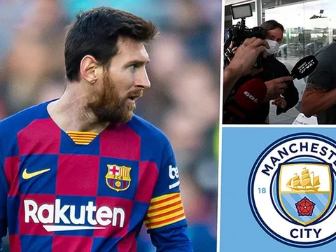 Đặt chân đến Barcelona, bố Messi nói 1 câu về khả năng con trai sang Man City