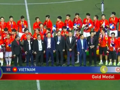 Đây, hình ảnh đáng chia sẻ nhất khi Việt Nam vô địch SEA Games