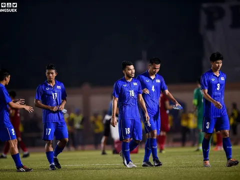 Đây, thái độ của U22 Thái Lan khi bị U22 Việt Nam loại cay đắng