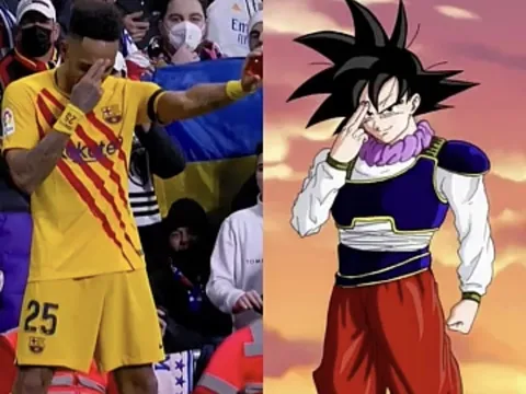 Đè bẹp Real Madrid, Aubameyang gửi thông điệp bằng hình Son Goku
