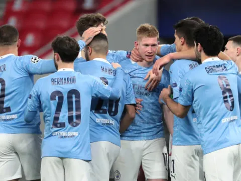 De Bruyne nã đại bác, Man City thắng nhẹ nhàng Gladbach tại Etihad