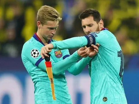 Frenkie de Jong gửi lời chia tay cảm động đến Messi
