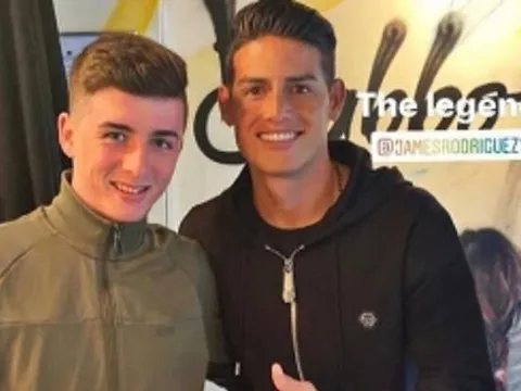 Đến London, James Rodriguez bất ngờ thăm 'nhà' của Luiz và Willian