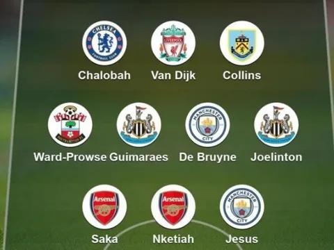 ĐHTB Ngoại hạng Anh tuần qua: Đá tảng Chelsea, bộ đôi Arsenal