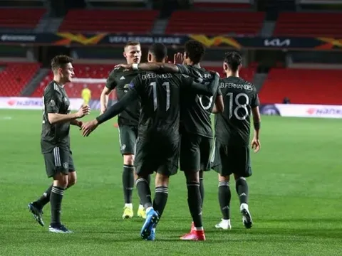 ĐHTB tứ kết lượt đi Europa League: 3 sao Man Utd; 'Ác mộng' Arsenal