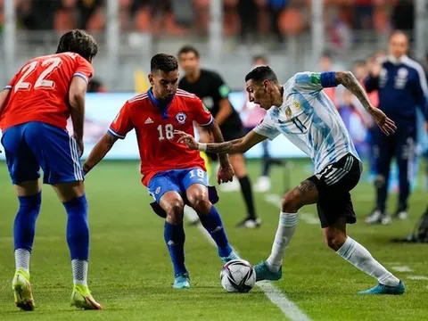 Di Maria lập siêu phẩm, Argentina đẩy Chile xa dần vé World Cup