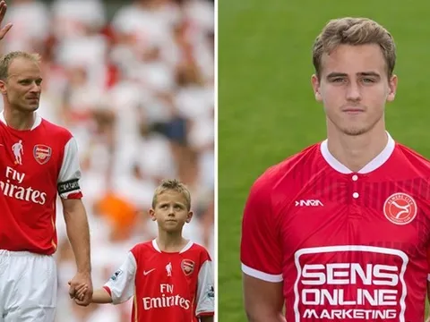 Muốn tiếp bước cha, con trai huyền thoại Arsenal nhận cái kết đắng