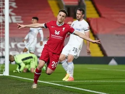 Diogo Jota viết nên lịch sử trong ngày Liverpool thắng vang dội