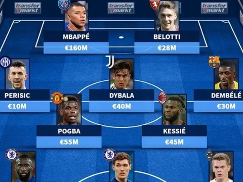 Đội hình 11 ngôi sao 0 đồng chất lượng: Serie A chiếm sóng; Premier League góp 3 cái tên