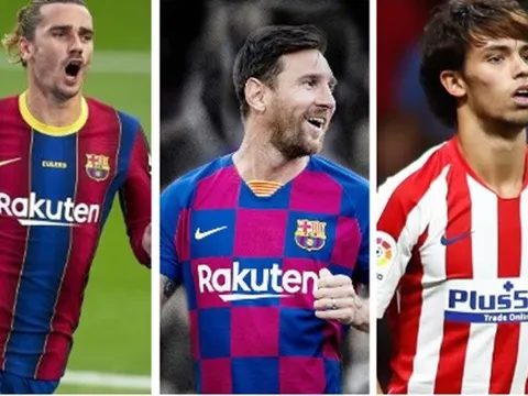 Đội hình kết hợp Barca - Atletico Madrid: Tam tấu trong mơ