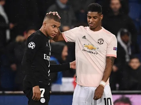 Đội hình kết hợp giữa PSG và Man Utd: Rashford sát cánh Mbappe