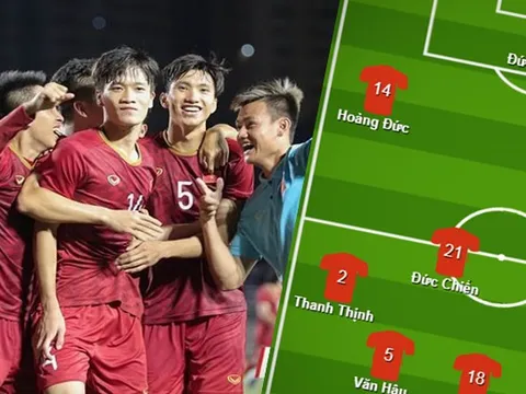 Đội hình ra sân U22 Việt Nam đấu Indonesia: Văn Lâm 2.0, "Người không phổi"
