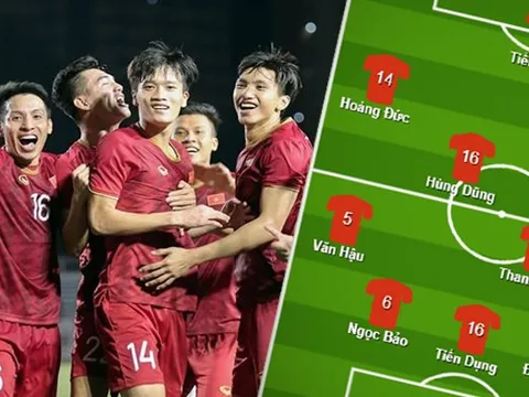 Đội hình ra sân U22 Việt Nam đấu Singapore: Truyền nhân Văn Lâm, "Ảo thuật gia" châu Á