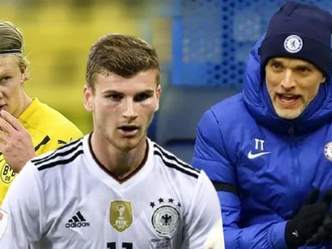 "Dortmund khó chấp nhận đề nghị lấy Werner đổi Haaland"